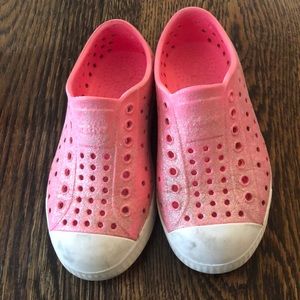 Pink sparkly natives